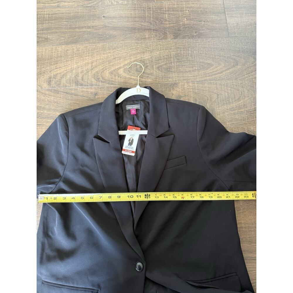 Vince Camuto Blazer‎ Women's XL Black Fully Lined Peak Lapel Suit Jacket NEW - Picture 5 of 6